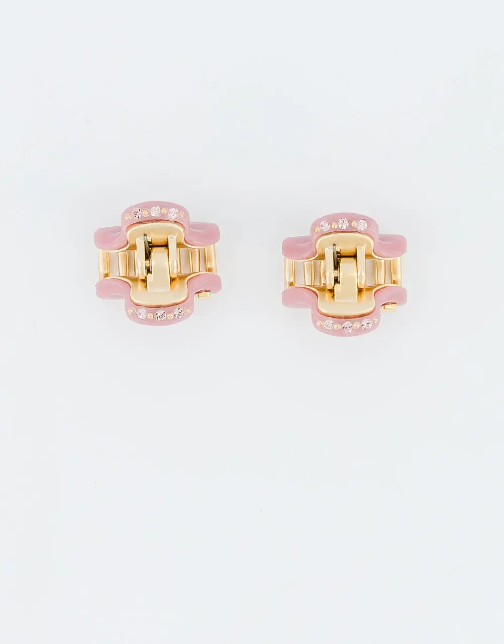 Fin Clip - vendome clip - alexandre de paris gcc - pink - 1.8 cm