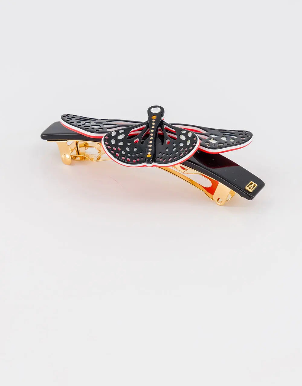TIMELESS|BARRETTE|8|BLACK|ACELATE Hair & Beauty Network