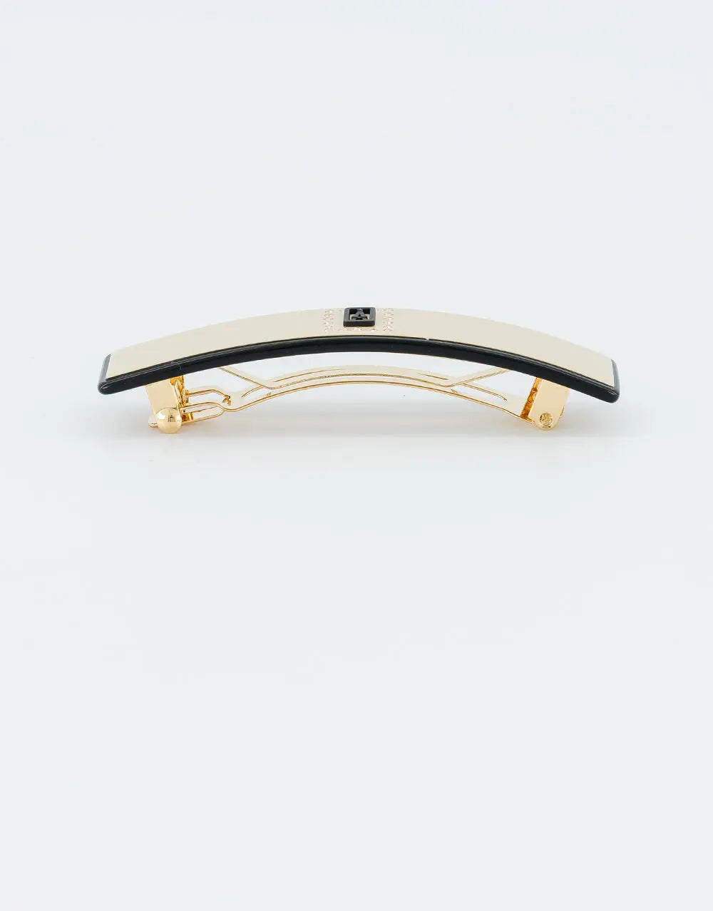 Liserai Brillante Barrette-Beige-8.5 cm-Office hair barrette-Alexandre de paris GCC