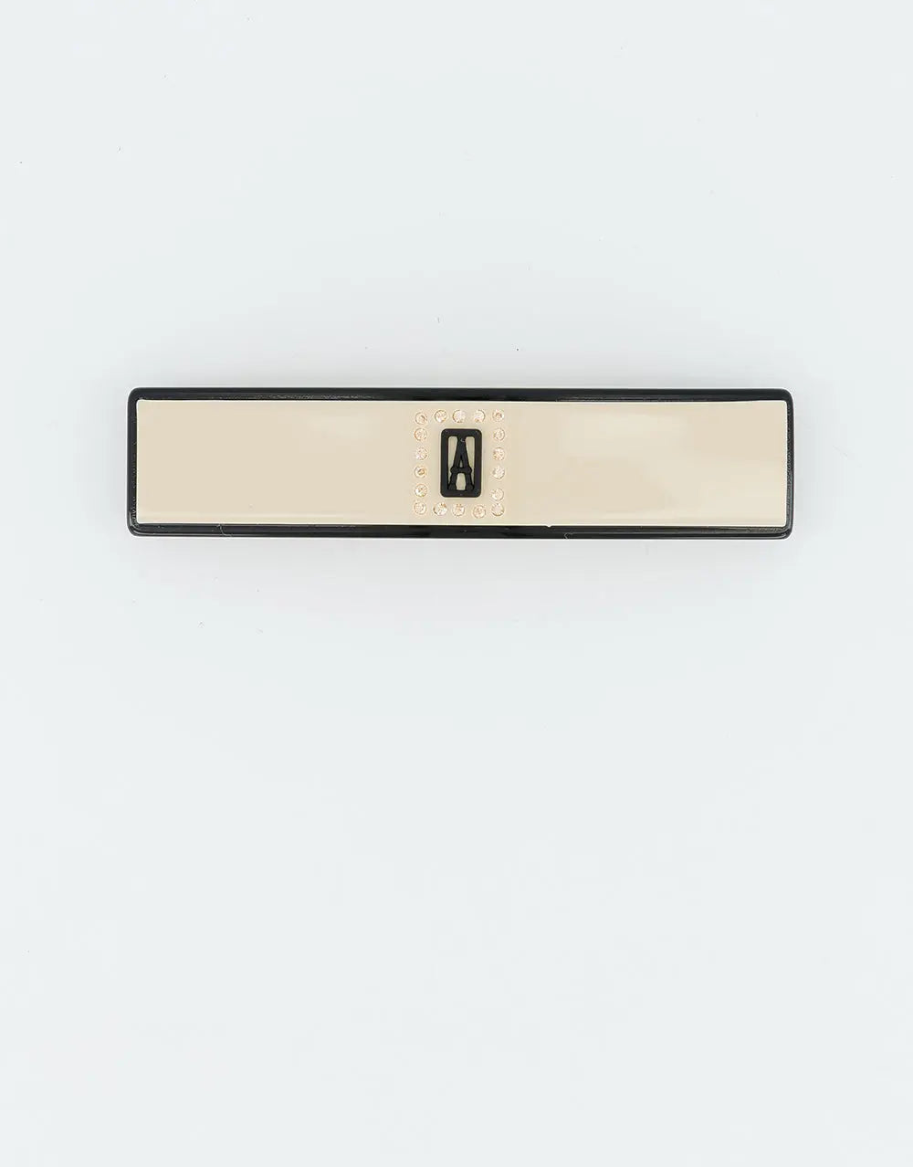 Liserai Brillante Barrette-Beige-8.5 cm-Office hair barrette-Alexandre de paris GCC