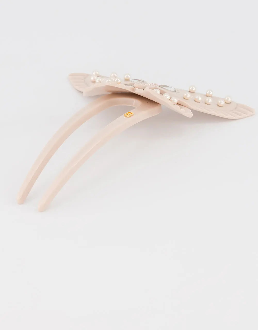 BEADS|BARRETTE|8|BEIGE|ACELATE Hair & Beauty Network