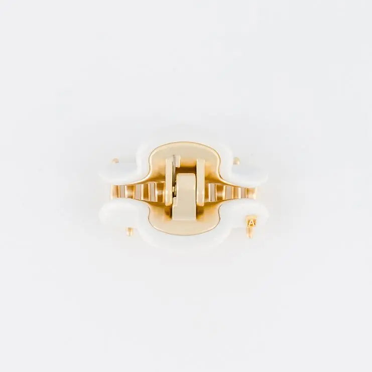 Vendome|Clips|4.5|WHITE|Acelate Alexandre De Paris GCC