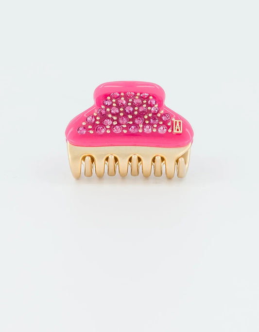 Brunelle Clip - Pink , Vendome Clip, Alexandre De Paris GCC, Pink, 4.5 cm, Eid Collection
