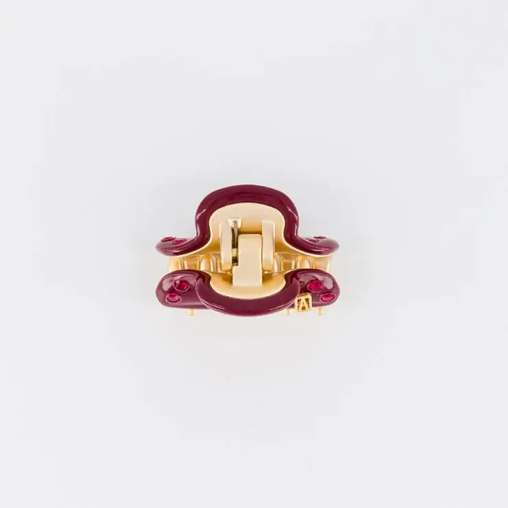 Vendome|Clips|3|MAROON |Acelate Alexandre De Paris GCC