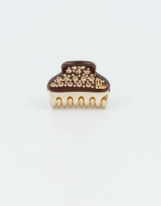 Vendome|Clips|3|BROWN|Acelate Alexandre De Paris GCC