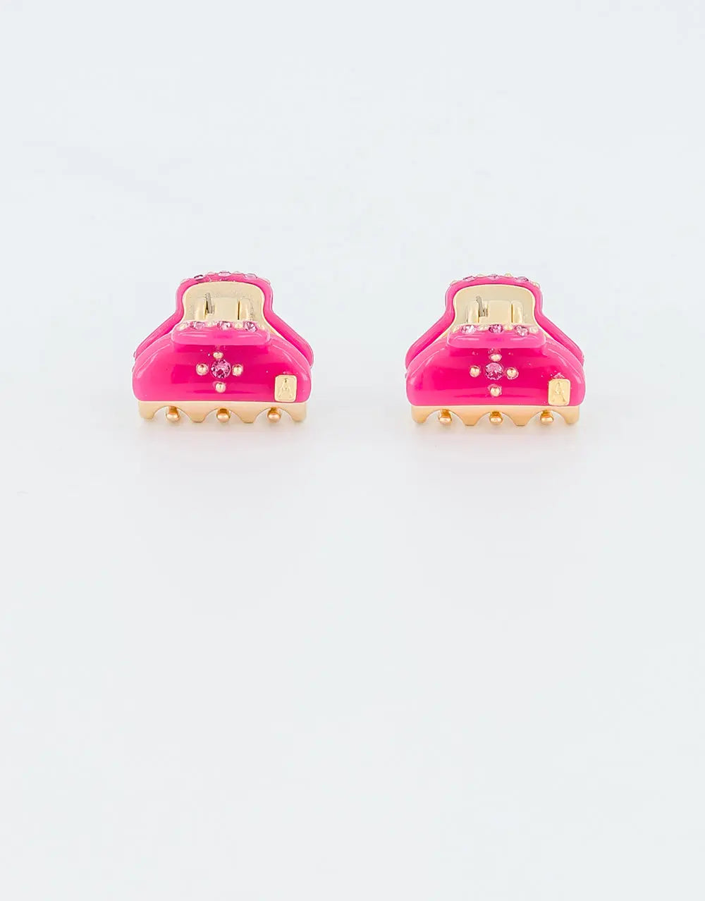  Fleur Fine Clip - Pink , Vendome Clip, Alexandre De Paris GCC, Pink, 1.8 cm, Eid Collection
