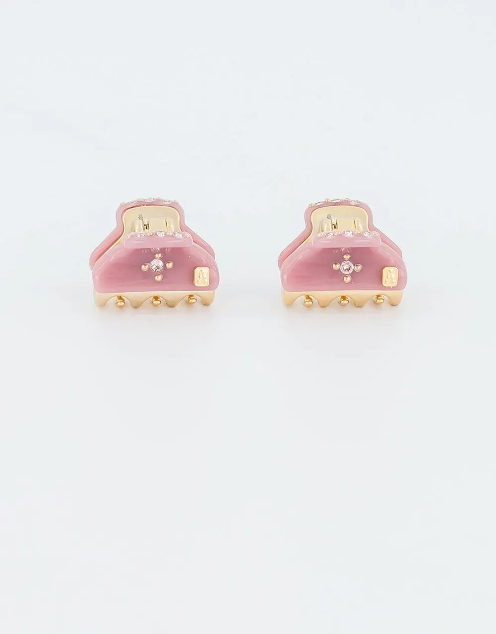 Fin Clip - vendome clip - alexandre de paris gcc - pink - 1.8 cm
