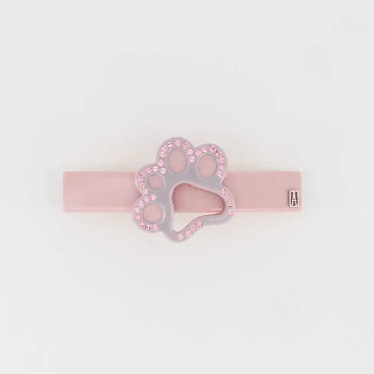 Chienou Side Barrette-6 cm- purple and pink hair barrette-cute barrette-Alexandre de paris gcc
