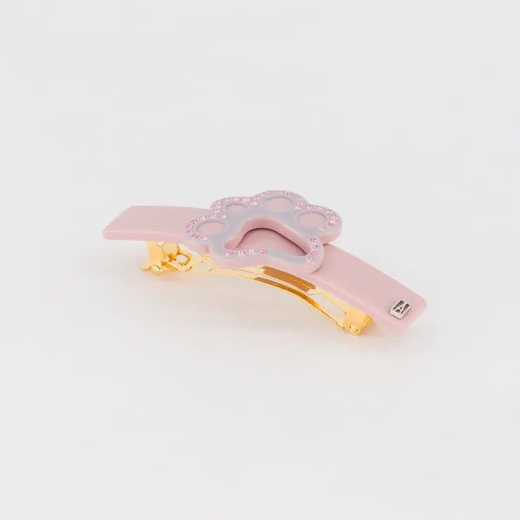 Chienou Side Barrette-6 cm- purple and pink hair barrette-cute barrette-Alexandre de paris gcc
