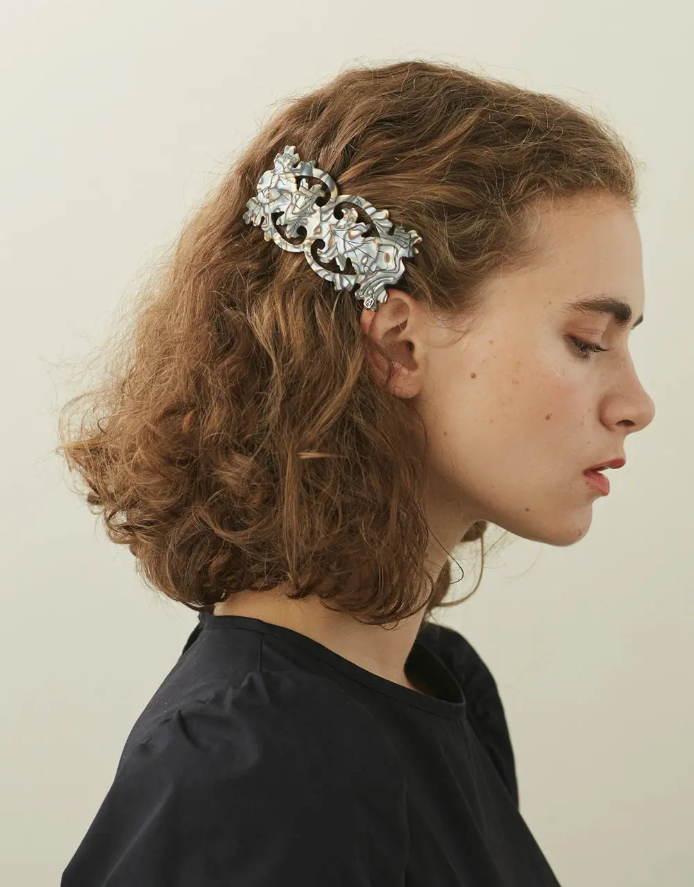 Timeless|Barrette|8|MOTHER OF PEARL|Acelate Alexandre De Paris GCC