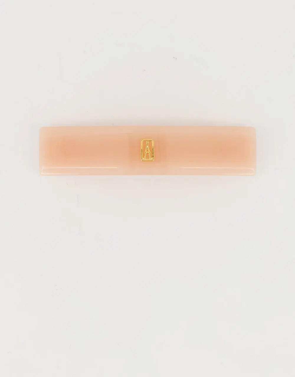 Crème De Côté Barrette-Beige-8 cm-Modern minimal barrette-Alexandre de Paris GCC