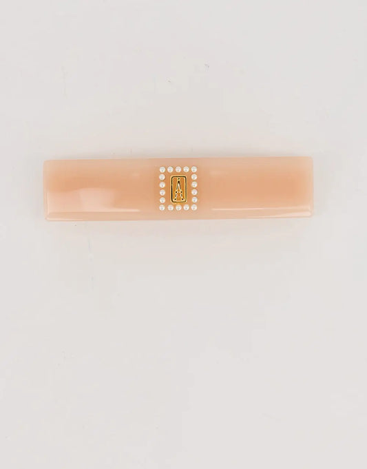  Perle De Jour Barrette-8 cm-Modern classic barrette-Alexandre de paris GCC
