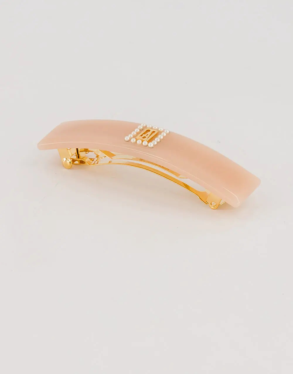  Perle De Jour Barrette-8 cm-Modern classic barrette-Alexandre de paris GCC