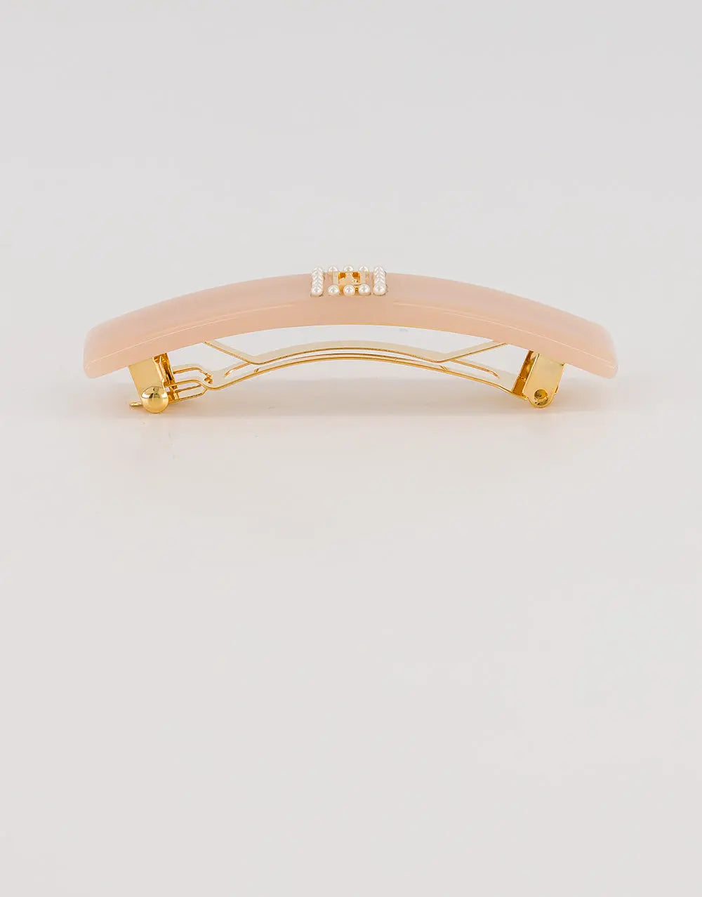  Perle De Jour Barrette-8 cm-Modern classic barrette-Alexandre de paris GCC