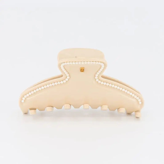 Beads|Clips|8.5|WHITE|Acelate Alexandre De Paris GCC
