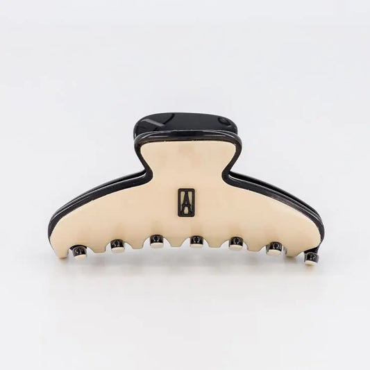 Lea clip-beige-women hair clip-8.5cm-Alexandre de Paris gcc