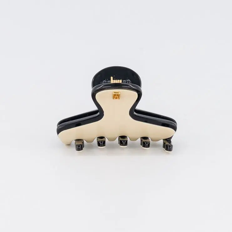 Alba clip-6 cm-vintage hair clamp clip-Beige-Alexandre de paris gcc