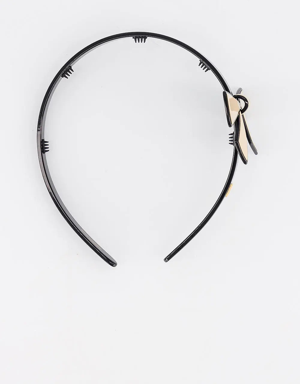 Couture Noir HeadBand-Black-headband for work-Alexandre de paris GCC