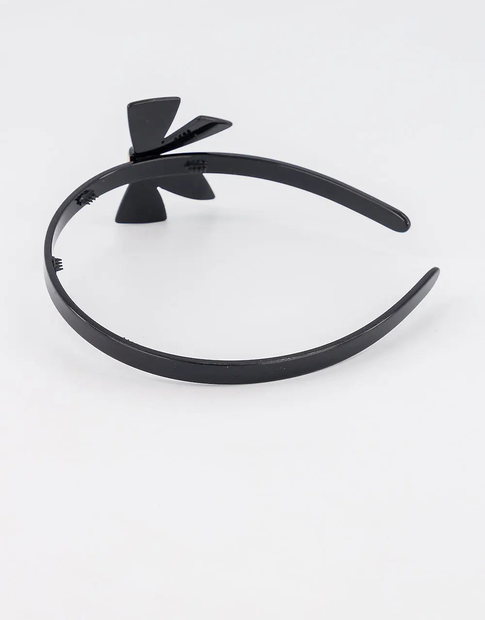 Couture Noir HeadBand-Black-headband for work-Alexandre de paris GCC