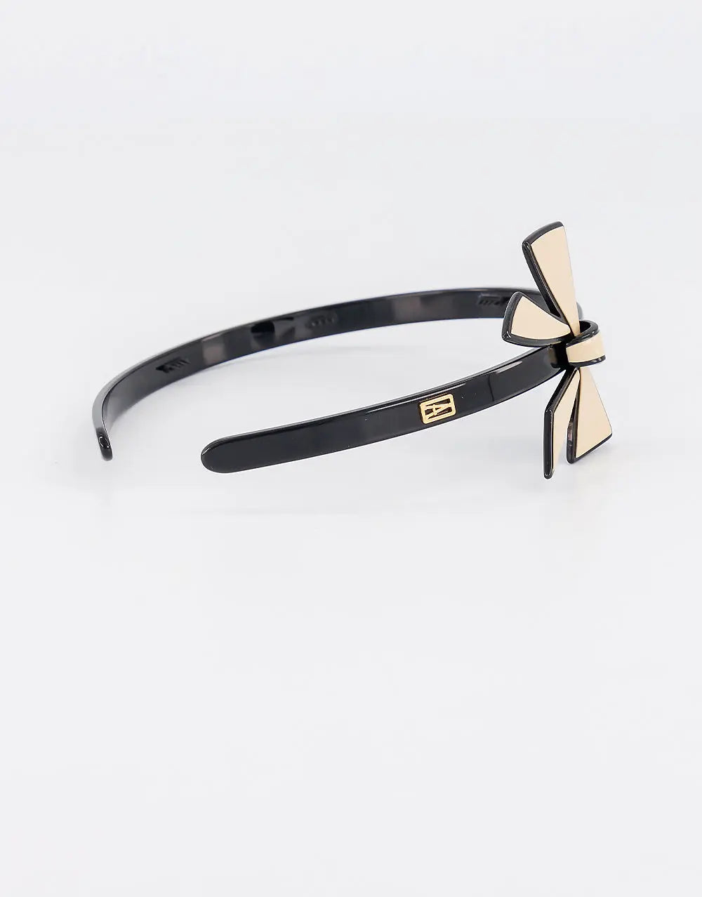 Couture Noir HeadBand-Black-headband for work-Alexandre de paris GCC