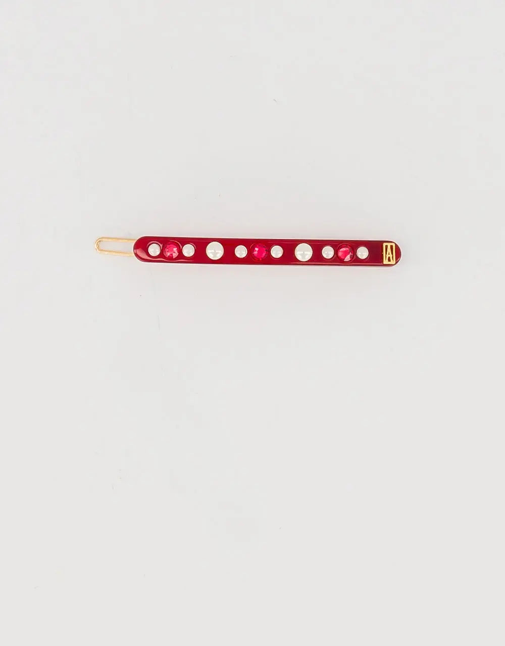 Limited|Side Barrette|6.5|MAROON |Acelate Alexandre De Paris GCC