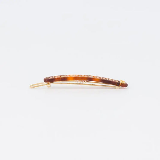 Timeless|Side Barrette|6|BROWN|Acelate Alexandre De Paris GCC