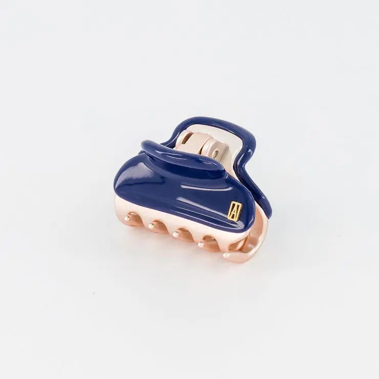 VENDOME|CLIPS|4.5|ROSE GOLD BLUE|ACELATE