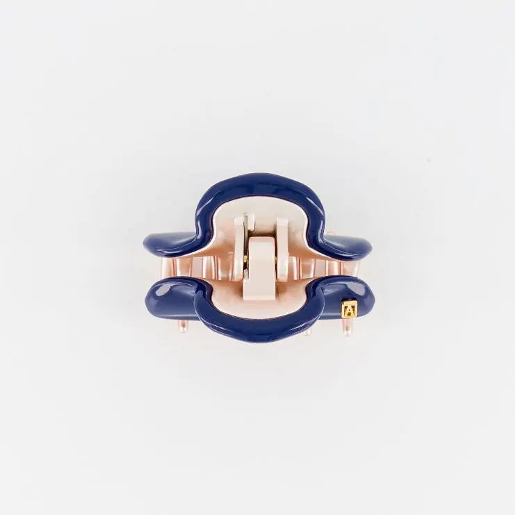 VENDOME|CLIPS|4.5|ROSE GOLD BLUE|ACELATE