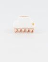 Simplicité Clip - Rose Gold White