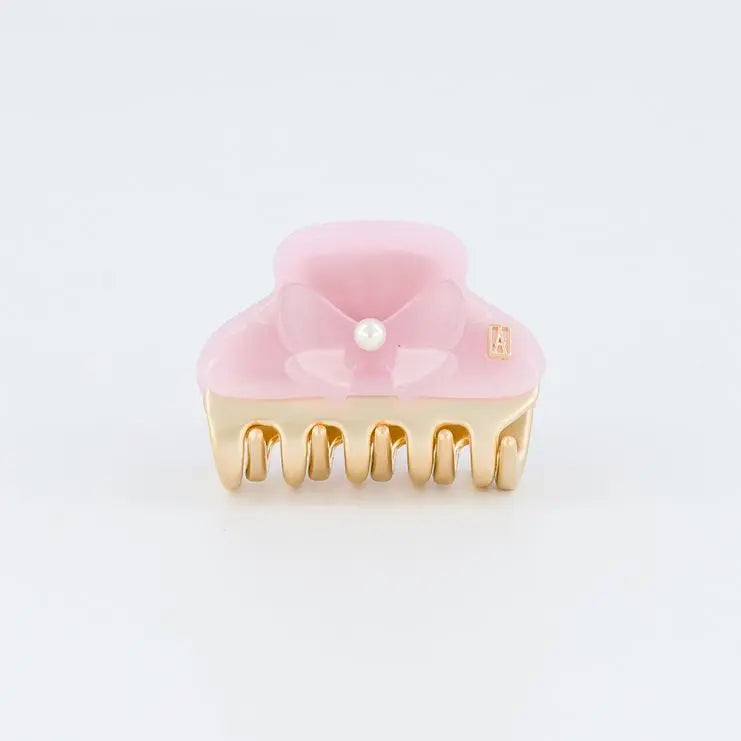 Rose Fuchsia Clip - Pink -4.5 cm-Eid attire vendome clip-Alexandre de paris GCC-Bow hair clip