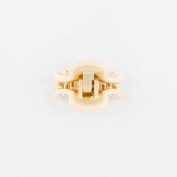 VENDOME|CLIPS|3|WHITE|ACELATE