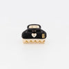 Charme De Cœur Clip - Black