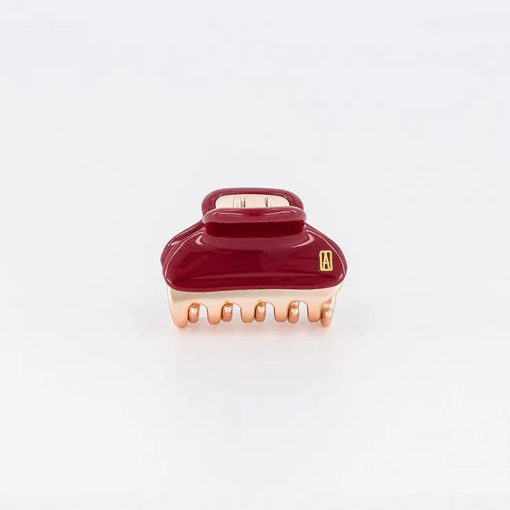 Vendome|Clips|3|ROSE GOLD MAROON|Acelate Alexandre De Paris GCC