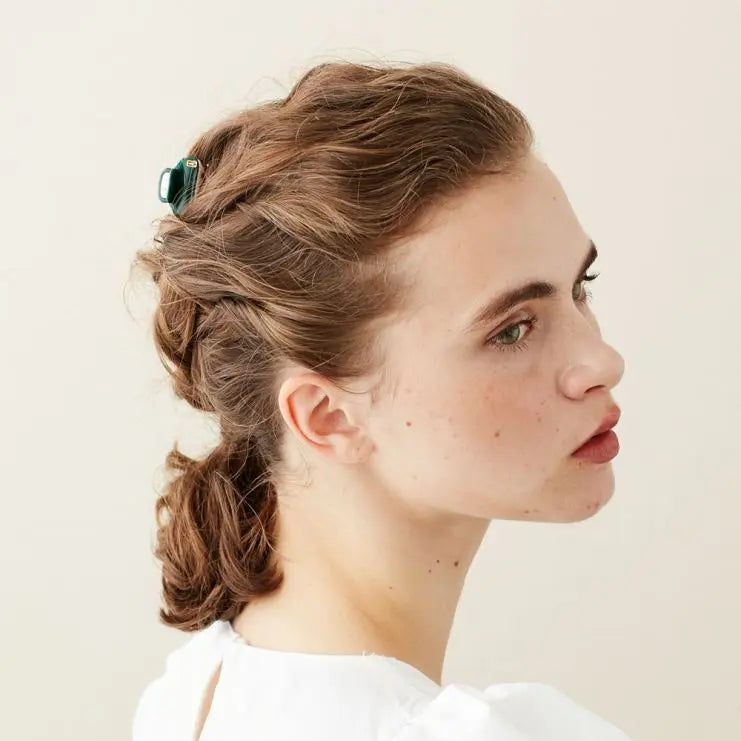 Vendome | Clips | 3 | ROSE GOLD BLUE | Acelate