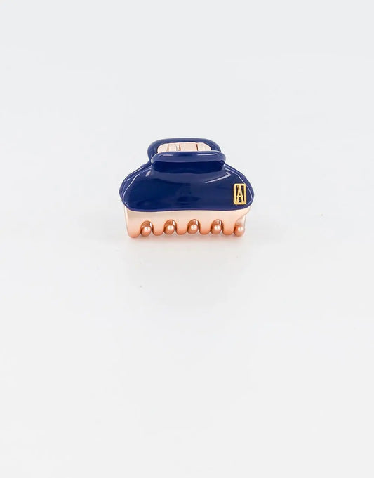 Vendome | Clips | 3 | ROSE GOLD BLUE | Acelate
