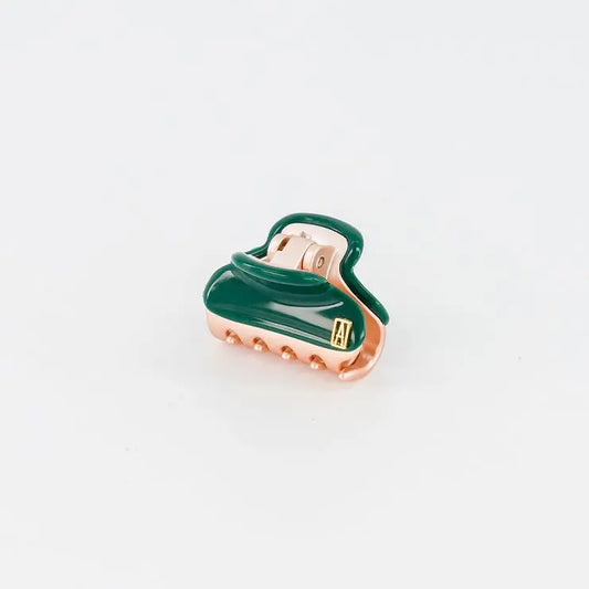 VENDOME|CLIPS|3|ROSE GOLD GREEN|ACELATE