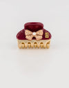 Ruban De Lune Clip - Maroon