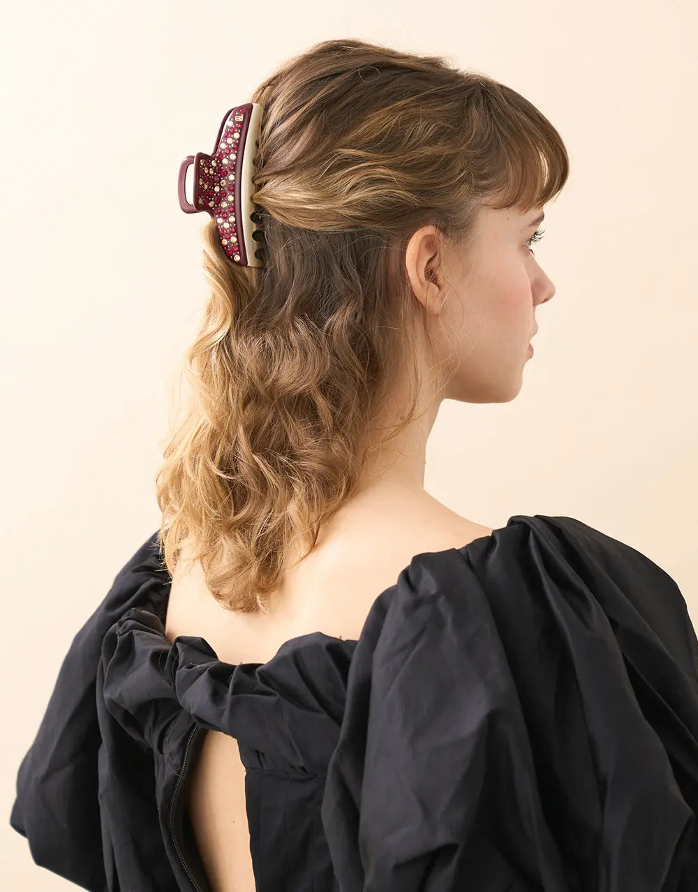 Vendome|Clips|11|MAROON |Acelate Alexandre De Paris GCC