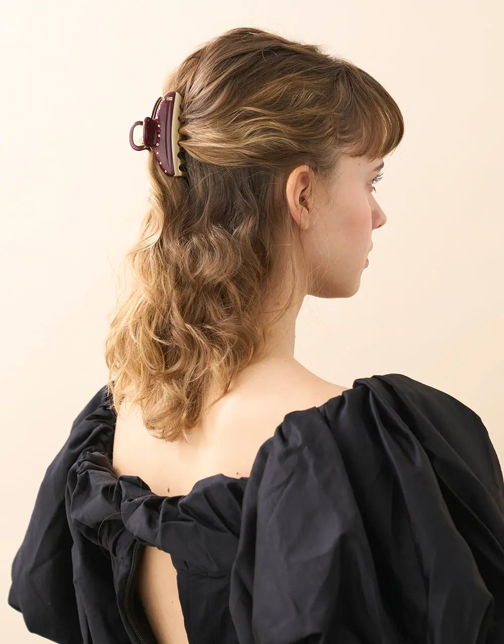 Vendome|Clips|7.5|MAROON |Acelate Alexandre De Paris GCC