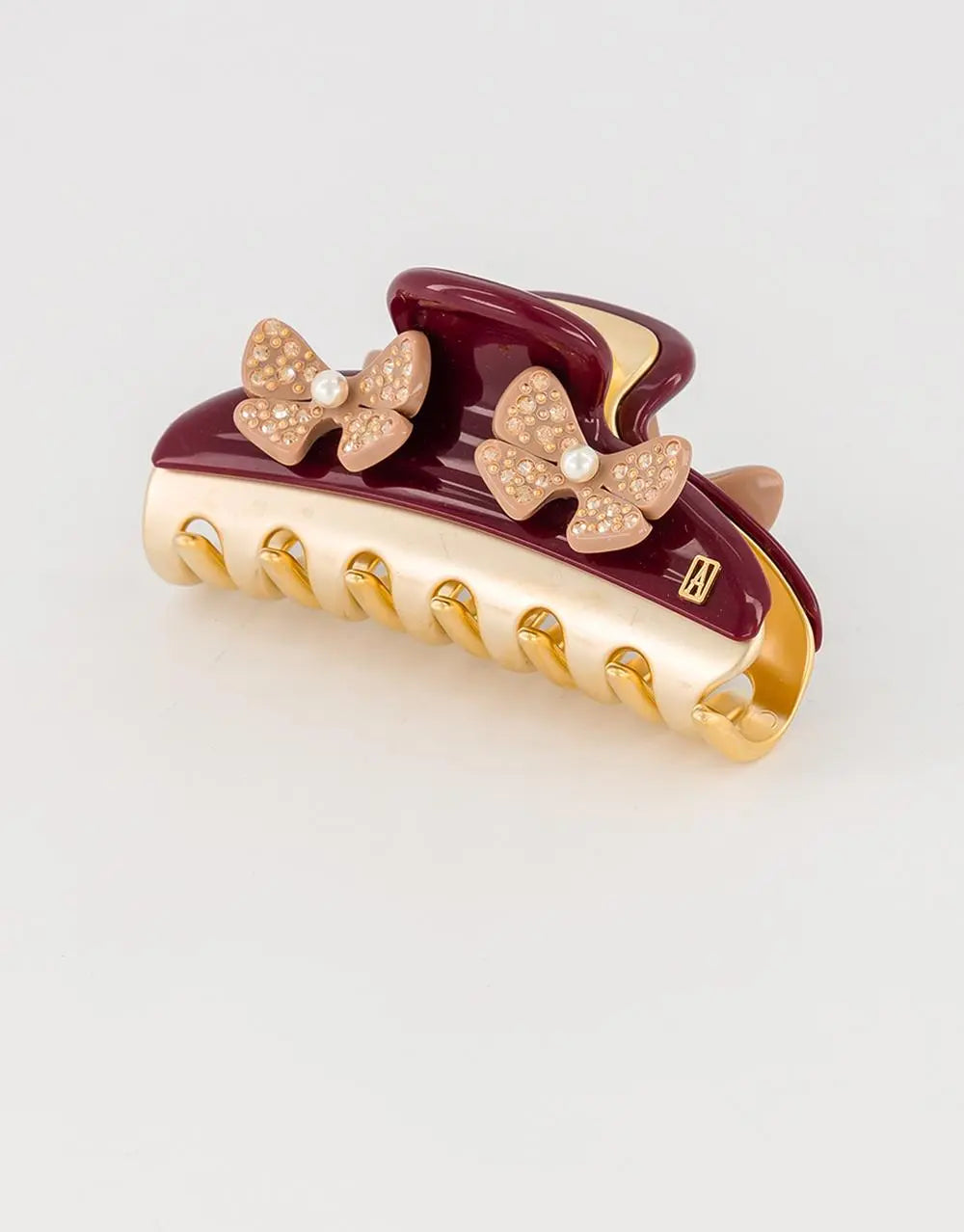 Vendome|Clips|7.5|MAROON |Acelate Alexandre De Paris GCC