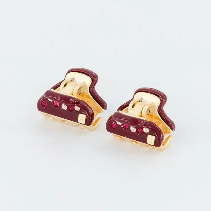 Vendome|Clips|1.8|MAROON |Acelate Alexandre De Paris GCC